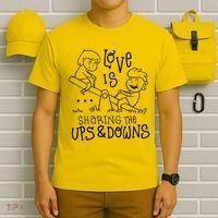 Love Is Sharing The Ups And Downs T-Shirt thumb 6