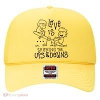 Love Is Sharing The Ups And Downs Hat thumb 0