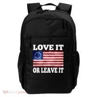 Love It Or Leave It Betsy Ross Flag Backpack thumb 0