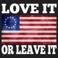 Love It Or Leave It Betsy Ross Flag Golf Towel thumb 3