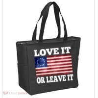 Love It Or Leave It Betsy Ross Flag Tote Bag thumb 2