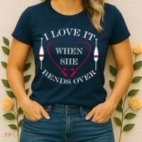 Love It When She Bends Over Funny Fishing Women's T-Shirt thumb 2