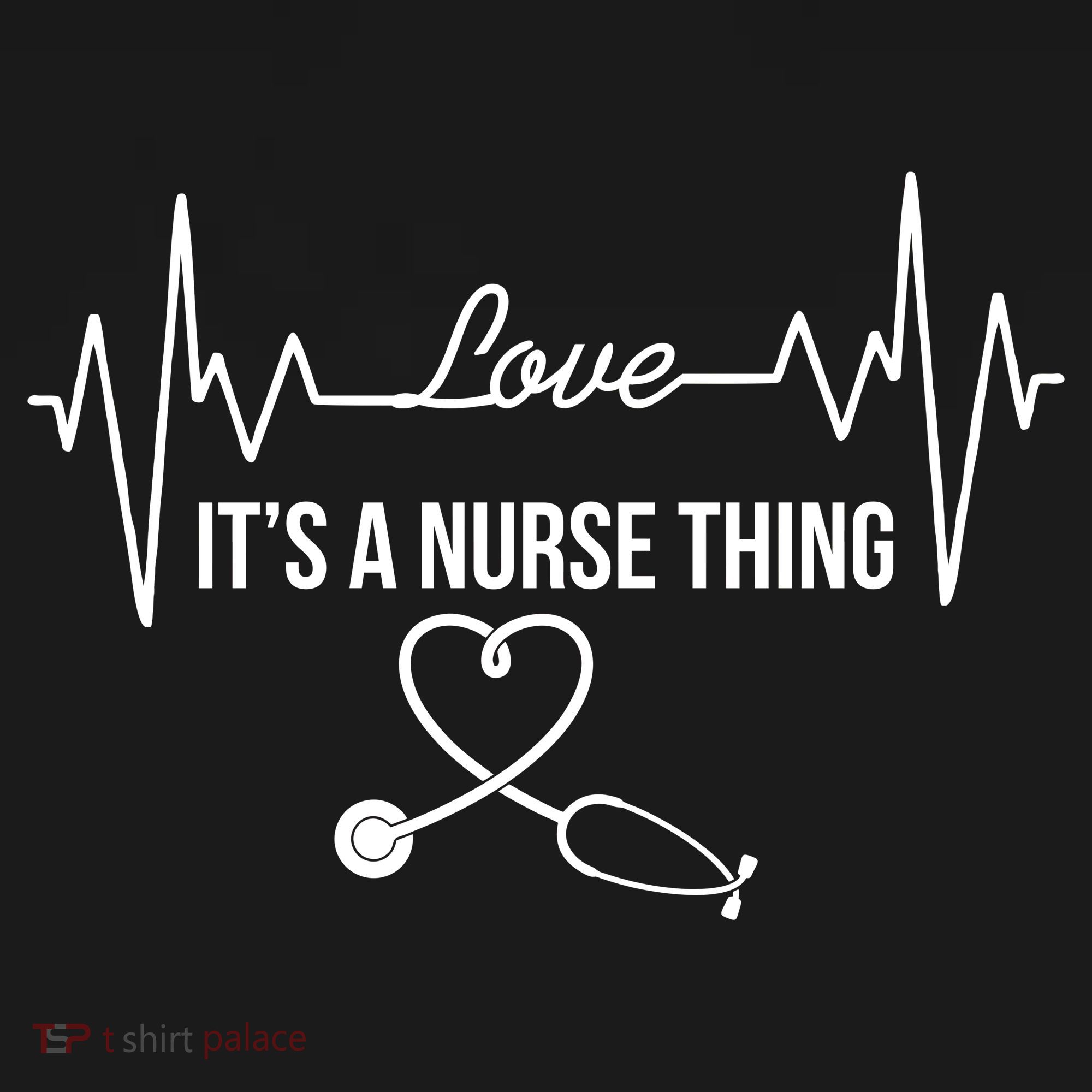 Love It's A Nurse Thing Stethoscop Heartbeat Heart Backpack
