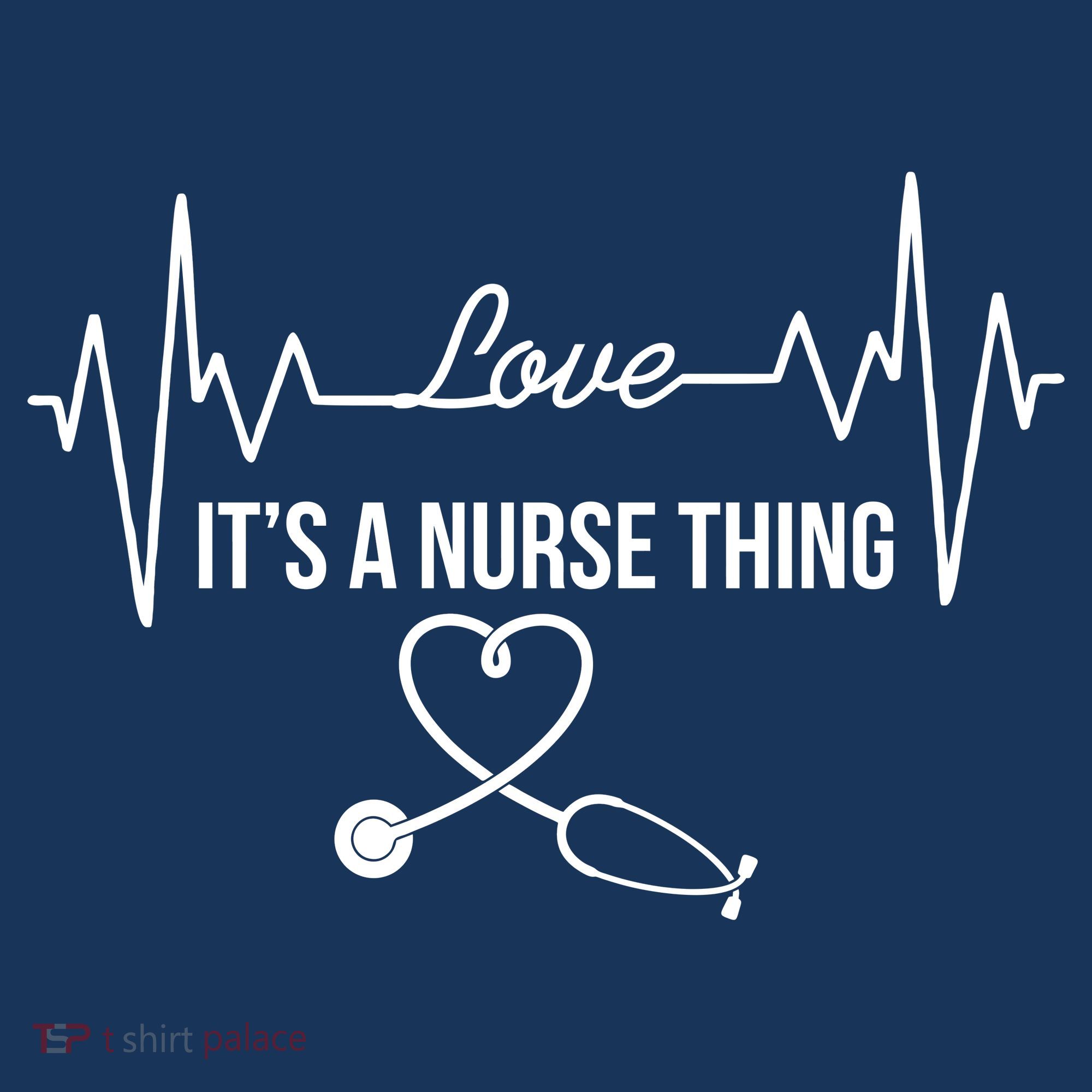 Love It's A Nurse Thing Stethoscop Heartbeat Heart Kids Long Sleeve Shirt