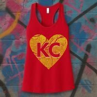 Love Kansas City Football Fan City Map Women's Tank Top thumb 3