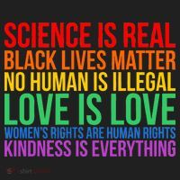 Love Kindness Science Black Lives LGBT Equality Beanie thumb 2