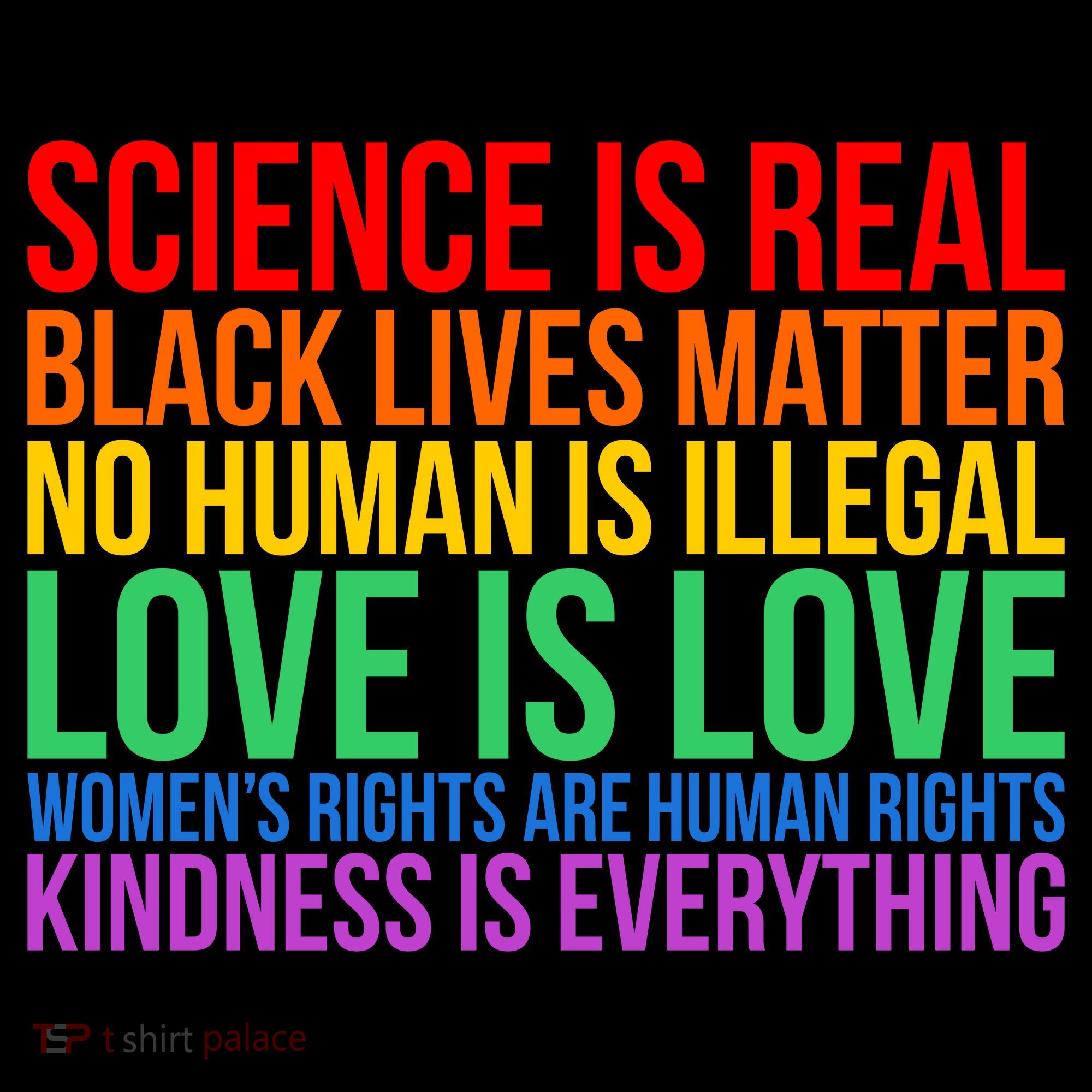 Love Kindness Science Black Lives LGBT Equality Mousepad