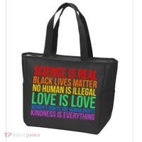 Love Kindness Science Black Lives LGBT Equality Tote Bag thumb 3