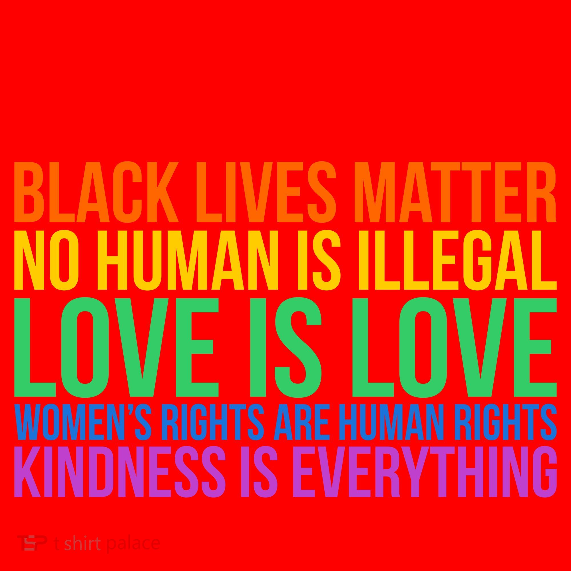 Love Kindness Science Black Lives LGBT Equality Santa Hat