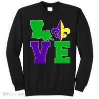 Love Mardi Gras Louisiana Sweatshirt thumb 0