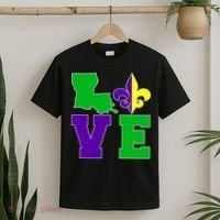Love Mardi Gras Louisiana T-Shirt thumb 2