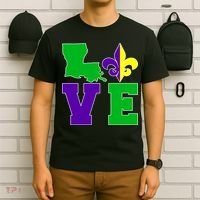 Love Mardi Gras Louisiana T-Shirt thumb 6