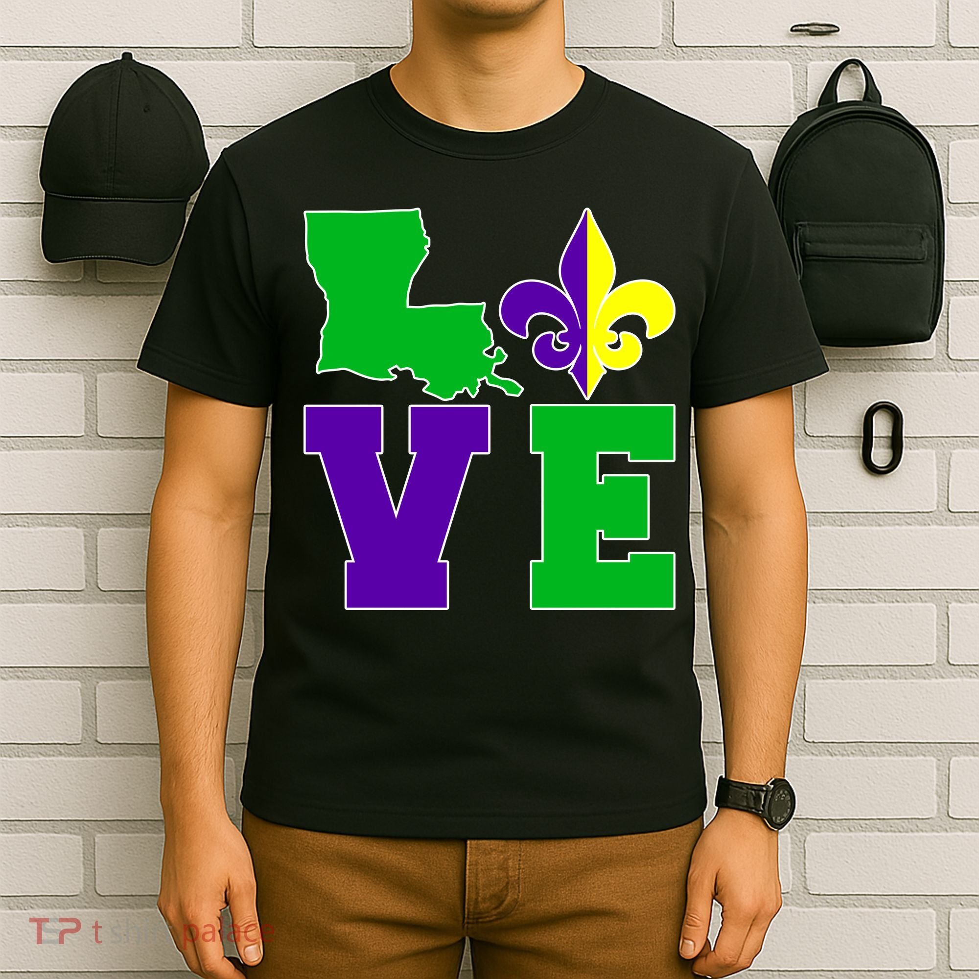 Love Mardi Gras Louisiana T-Shirt