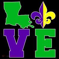 Love Mardi Gras Louisiana Women's Hoodie thumb 2