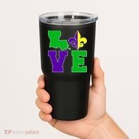 Love Mardi Gras Louisiana Tumbler thumb 2