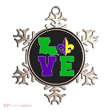 Love Mardi Gras Louisiana Ornament