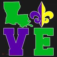 Love Mardi Gras Louisiana Toddler Hoodie thumb 2