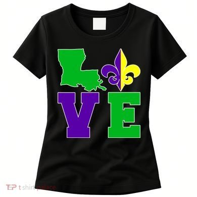 Love Mardi Gras Louisiana Women's T-Shirt