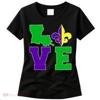 Love Mardi Gras Louisiana Women's T-Shirt thumb 0