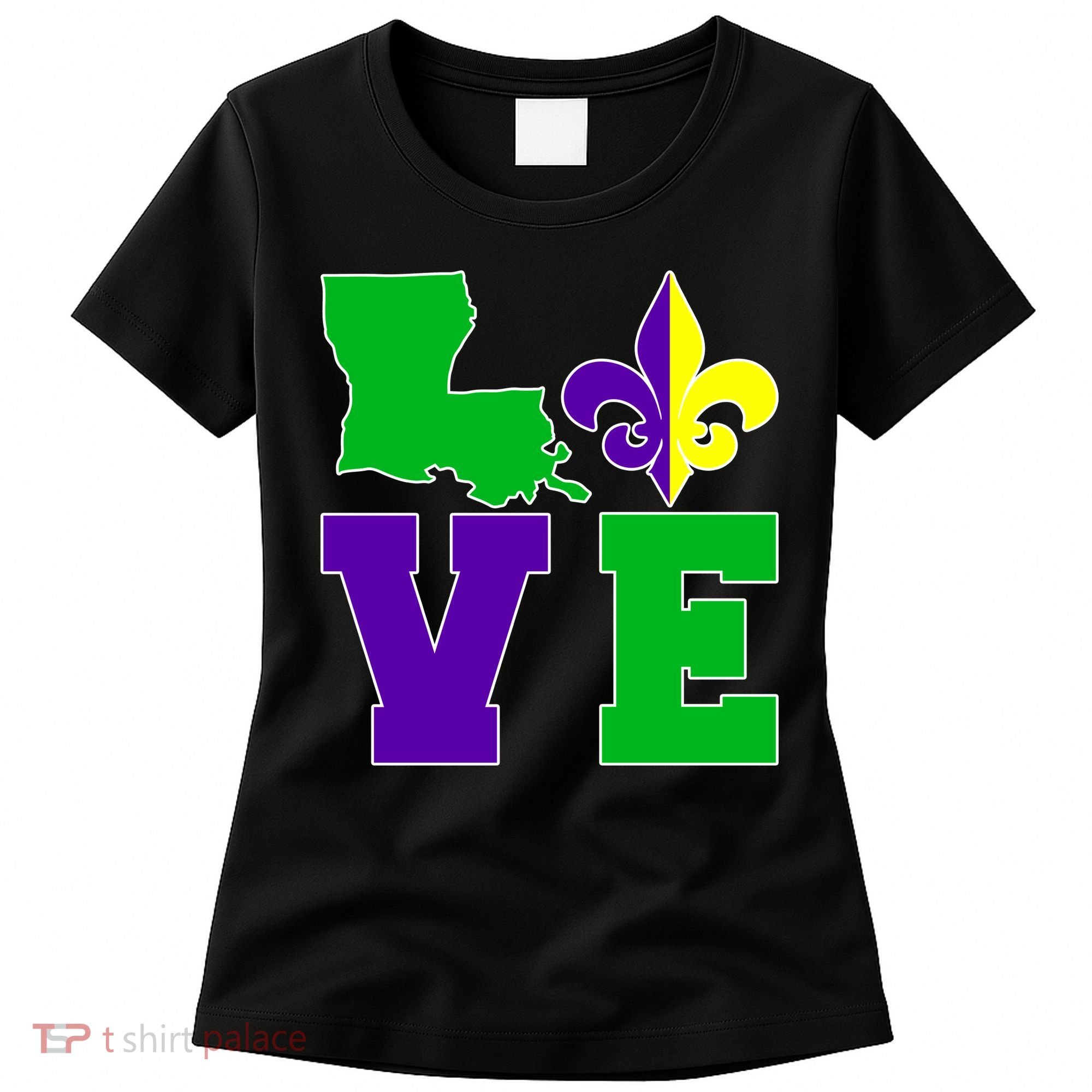 Love Mardi Gras Louisiana Women's T-Shirt