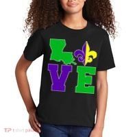 Love Mardi Gras Louisiana Kids T-Shirt thumb 2