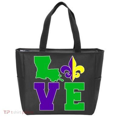 Love Mardi Gras Louisiana Tote Bag