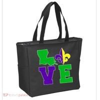 Love Mardi Gras Louisiana Tote Bag thumb 2