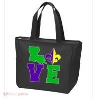 Love Mardi Gras Louisiana Tote Bag thumb 3