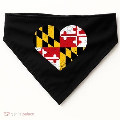 Love Maryland USA-Made Doggie Bandana