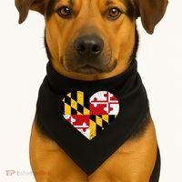 Love Maryland USA-Made Doggie Bandana thumb 1