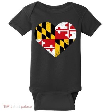 Love Maryland Baby Bodysuit
