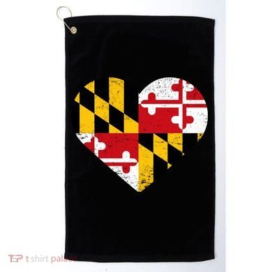 Love Maryland Golf Towel