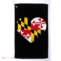 Love Maryland Golf Towel thumb 0