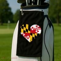 Love Maryland Golf Towel thumb 2