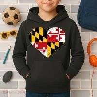 Love Maryland Kids Hoodie thumb 2