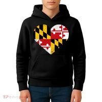 Love Maryland Kids Hoodie thumb 4
