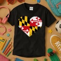 Love Maryland Kids T-Shirt thumb 3