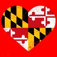 Love Maryland Santa Hat thumb 1