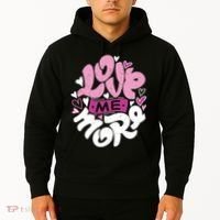 Love Me More Cute Hearts Hoodie thumb 2