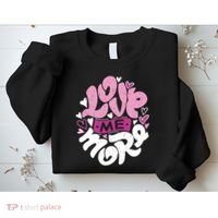 Love Me More Cute Hearts Sweatshirt thumb 2