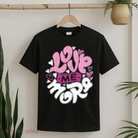 Love Me More Cute Hearts T-Shirt thumb 2