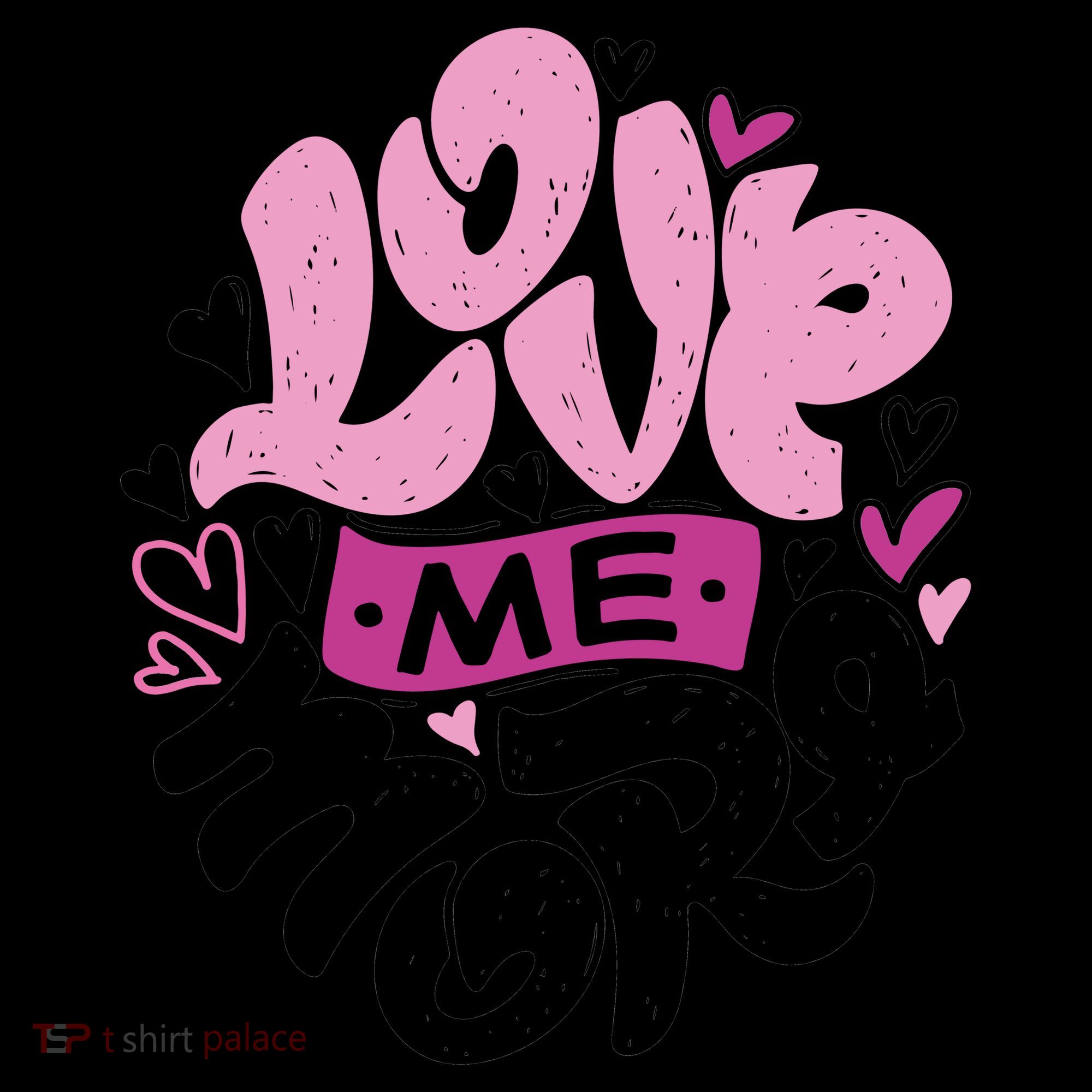 Love Me More Cute Hearts Coffee Mug