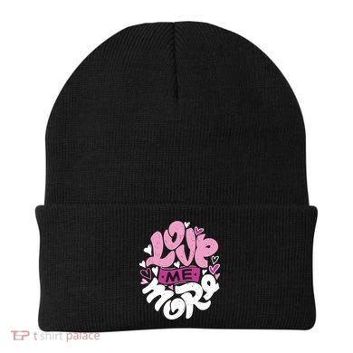 Love Me More Cute Hearts Beanie