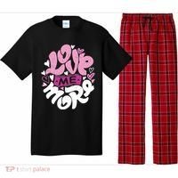 Love Me More Cute Hearts Pajama Set thumb 0