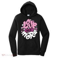 Love Me More Cute Hearts Women's Hoodie thumb 0