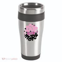 Love Me More Cute Hearts 16oz Travel Tumbler thumb 0