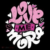 Love Me More Cute Hearts Ornament thumb 1