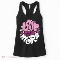 Love Me More Cute Hearts Women's Tank Top thumb 0