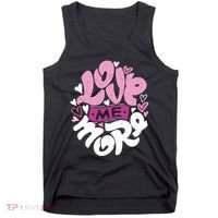 Love Me More Cute Hearts Tank Top thumb 0