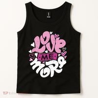 Love Me More Cute Hearts Tank Top thumb 2